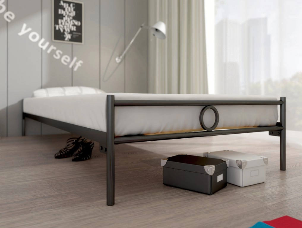 łóżko metalowe Basic Laksystem
