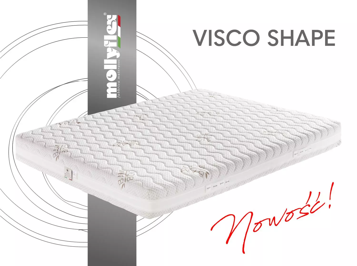 materac Visco Shape Mollyflex termoelastyczny